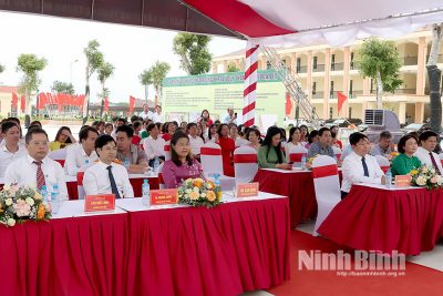 Lễ khánh thành và gắn biển công trình xây dựng Trường THPT Vũ Duy Thanh (giai đoạn 2)