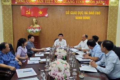 Ban Giám đốc Sở Giáo dục và Đào tạo tỉnh Ninh Bình  họp phiên đầu tiên sau sáp nhập